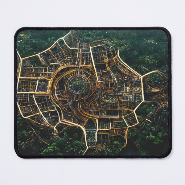 Item preview, Maps in the jungle 4 designed and sold by TheCollageWorld.