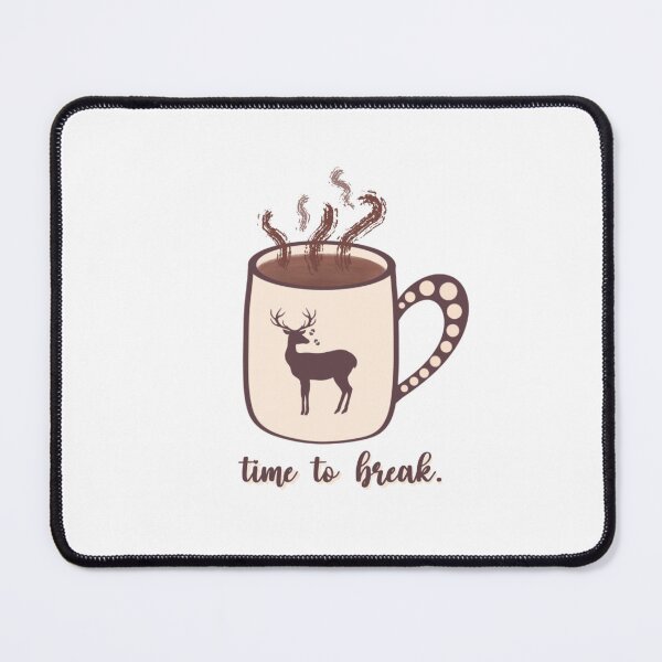Item preview, Coffee mug - time to break. designed and sold by crochetbyjul.