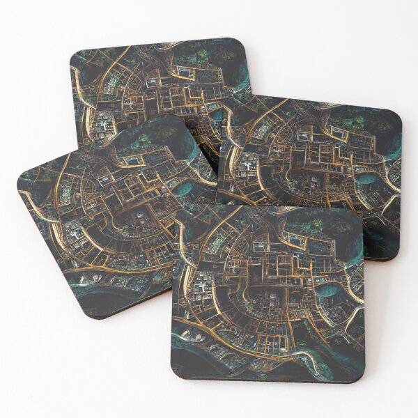 Item preview, Maps in the jungle 5 designed and sold by TheCollageWorld.