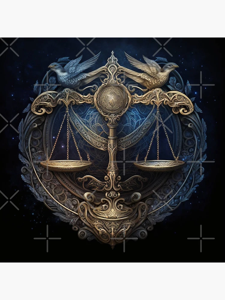 Libra Scales Zodiac Sign Digital Art by Anna W - Pixels