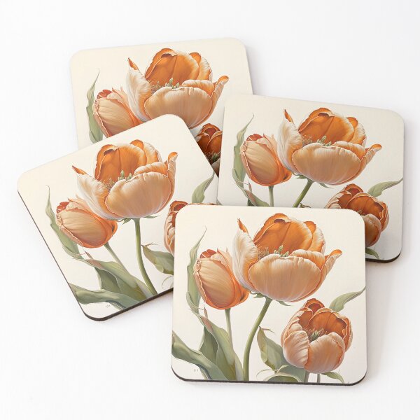 Item preview, Orange Tulip Flowers  designed and sold by Vanover Designs.