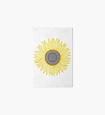 Goldene Mandala-Sonnenblume Galeriedruck