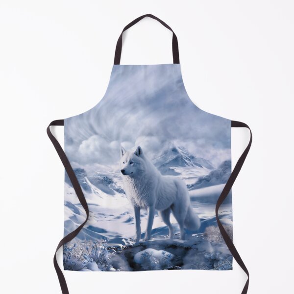 Item preview, White wolf and antarctic snowy landscape designed and sold by KIDEnia.