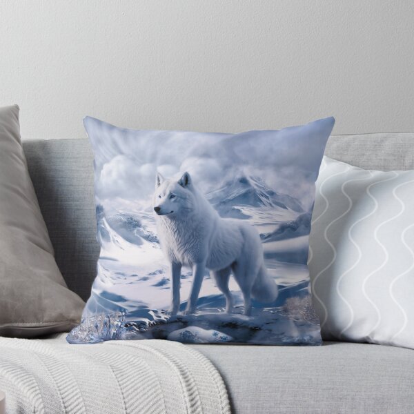 Item preview, White wolf and antarctic snowy landscape designed and sold by KIDEnia.