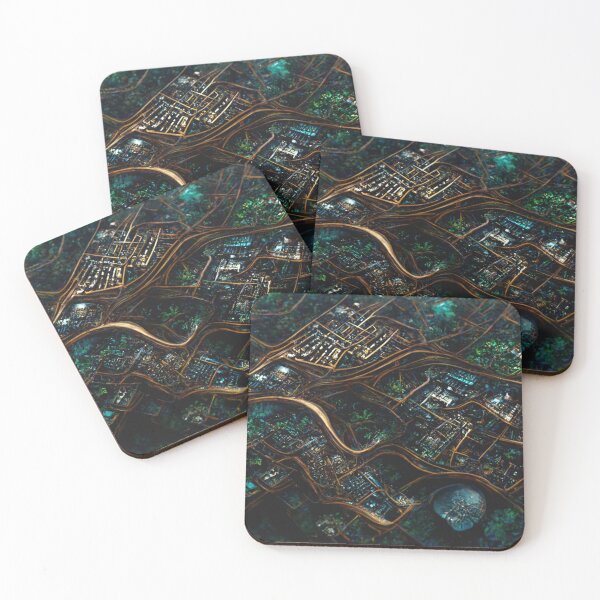 Item preview, Maps in the jungle 6 designed and sold by TheCollageWorld.