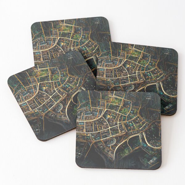Item preview, Maps in the jungle 7 designed and sold by TheCollageWorld.