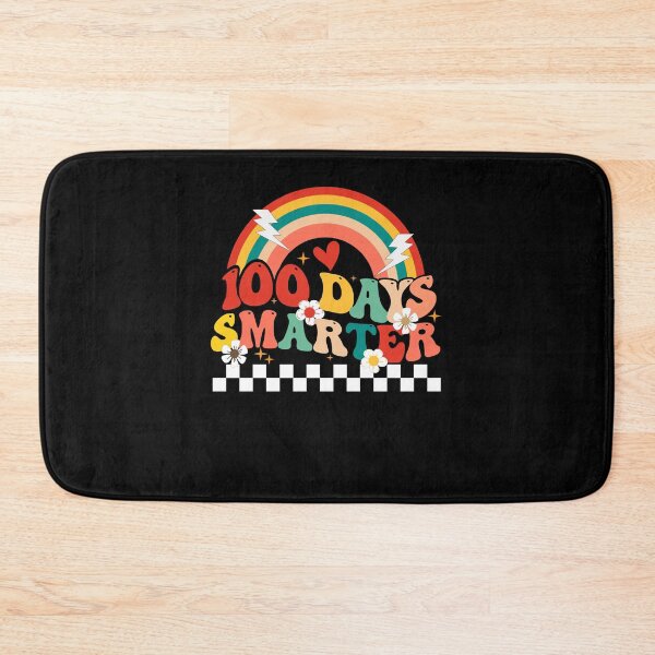 Item preview, Retro 100th Day of School Teacher Student 100 days smarter Groovy rainbow designed and sold by sleeksy.