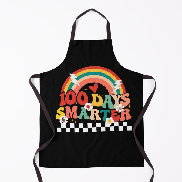 Item preview, Retro 100th Day of School Teacher Student 100 days smarter Groovy rainbow designed and sold by sleeksy.