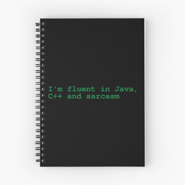 Artikelvorschau, Ich spreche fließend Java, C++ und Sarkasmus entworfen und verkauft von brytfanna.