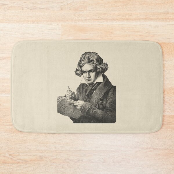 Artikelvorschau, Ludwig van Beethoven (Creme) entworfen und verkauft von Madame Memento.