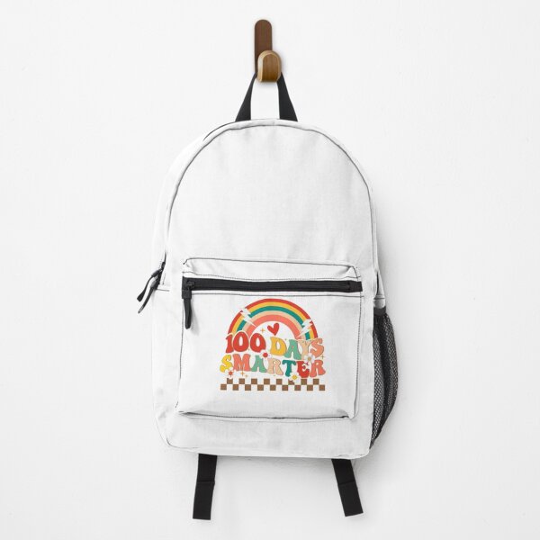 Item preview, Retro 100th Day of School Teacher Student 100 days smarter Groovy rainbow designed and sold by sleeksy.