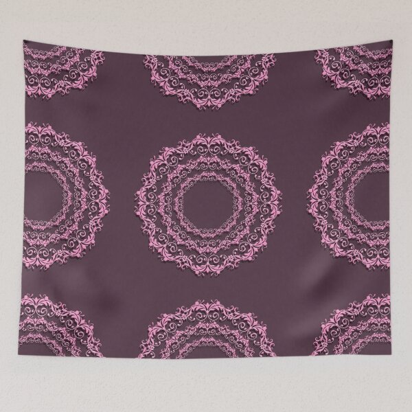 Item preview, Floral pink mandala. designed and sold by Stellagala.