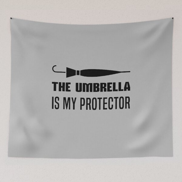 Item preview, The umbrella is my protector, National Umbrella Day, a nice gift for your friends  designed and sold by abdelhak2005.