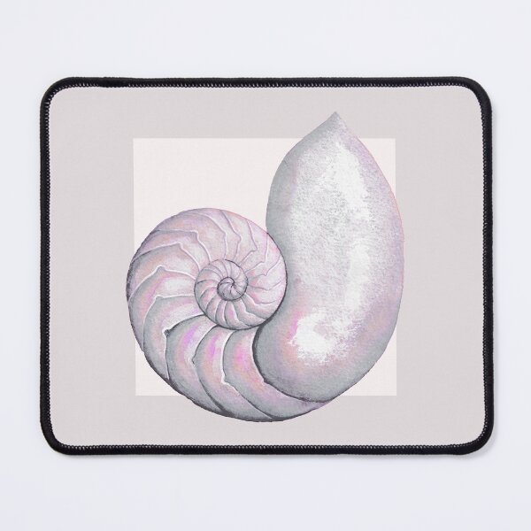 Item preview,  Nautilus sea shell in pearl blush designed and sold by LisaLeQuelenec.