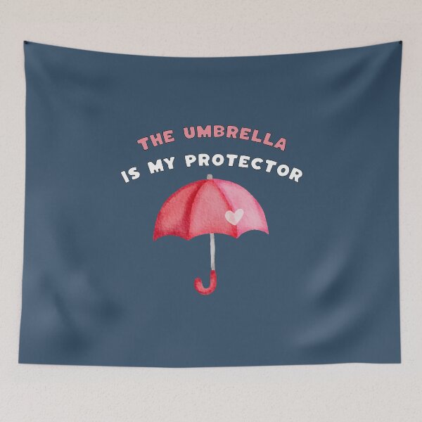 Item preview, The umbrella is my protector, National Umbrella Day, a nice gift for your friends  designed and sold by abdelhak2005.