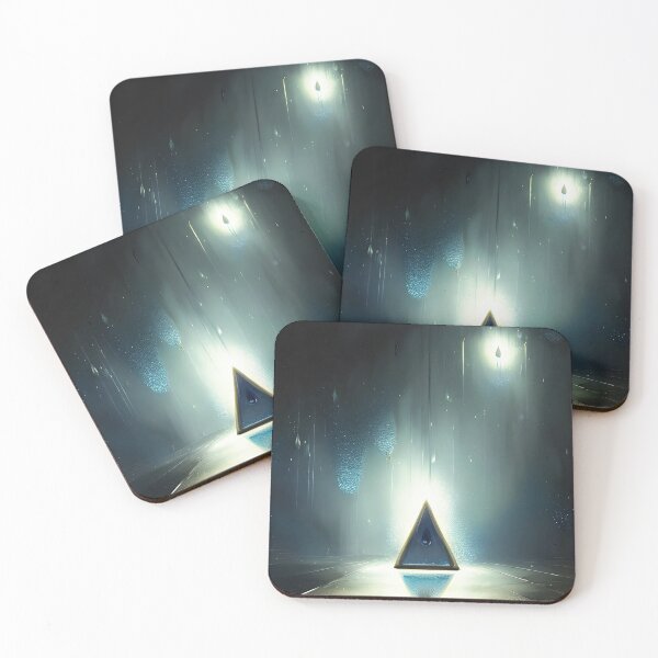 Item preview, triangular light designed and sold by Chrystelle Hubert.