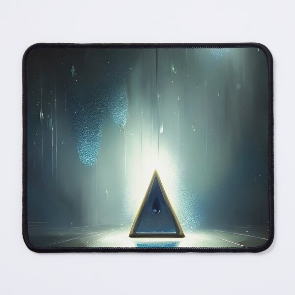 Item preview, triangular light designed and sold by Chrystelle Hubert.