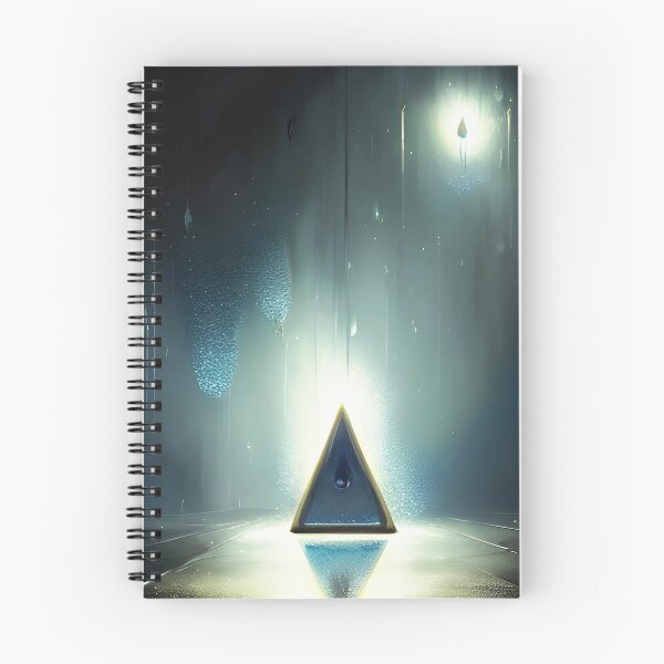 Item preview, triangular light designed and sold by Chrystelle Hubert.