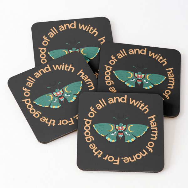 Item preview, For the good of all and with harm of none - lunar moth designed and sold by Rachel July.