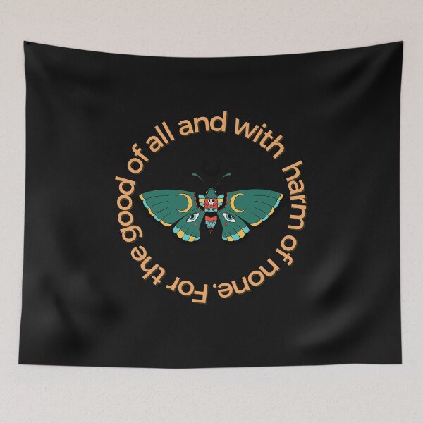 Item preview, For the good of all and with harm of none - lunar moth designed and sold by Rachel July.