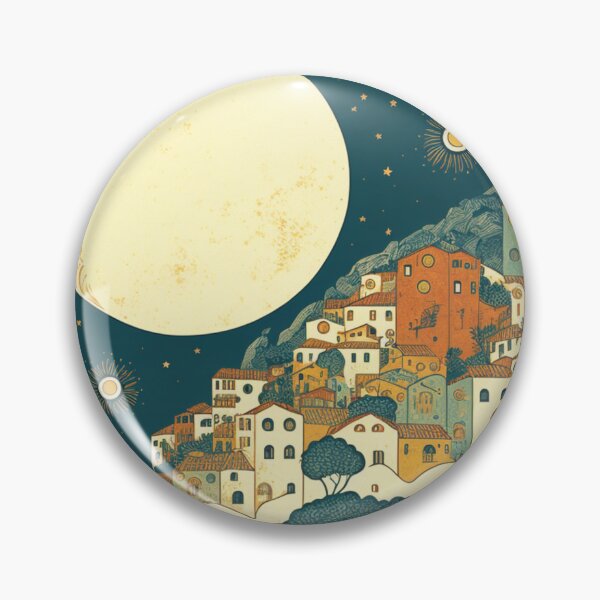 Item preview, Cinque Terre with moon, Liguria, Italia, Italy designed and sold by SamJanner.