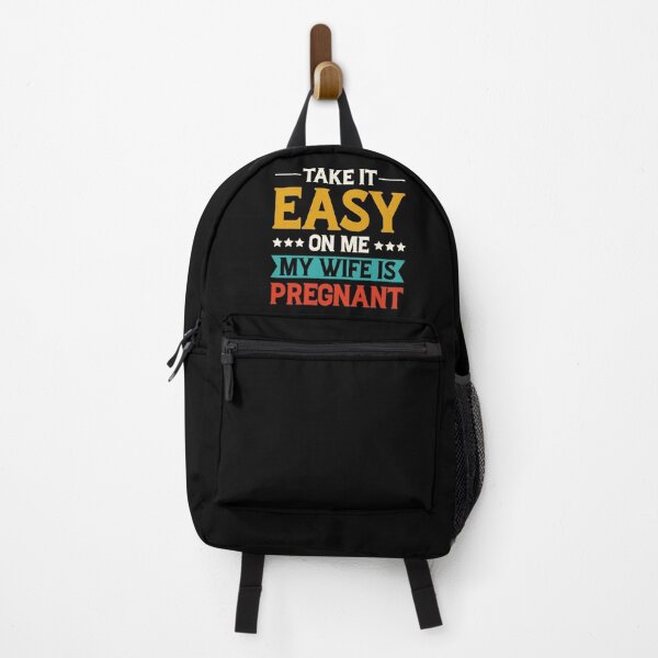 Item preview, Take It Easy On Me My Wife Is Pregnant Retro Design - Funny Pregnancy Announcement designed and sold by naworas.