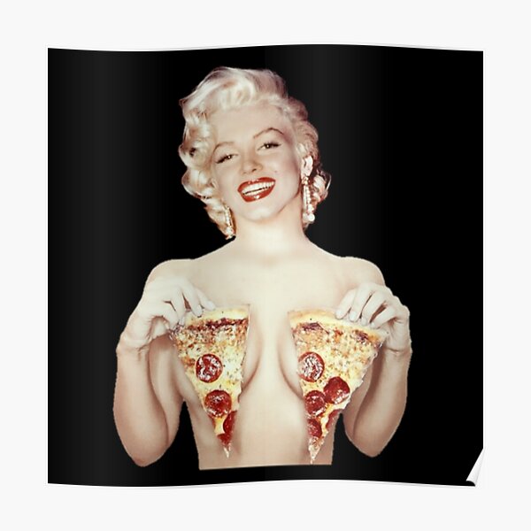 Marilyn Monroe- Pizza Poster