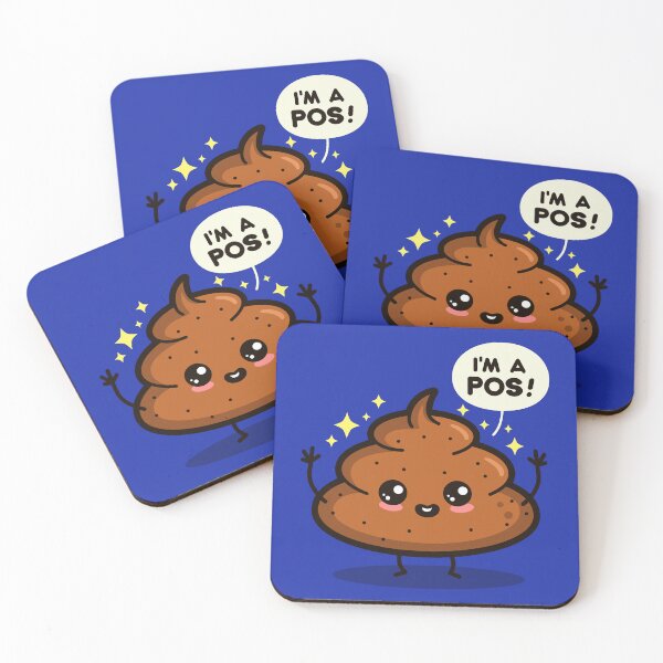 Item preview, Funny Boomer Gen Z Cute Kawaii Poop Shit Clever POS Cartoon designed and sold by BoggsNicolasArt.