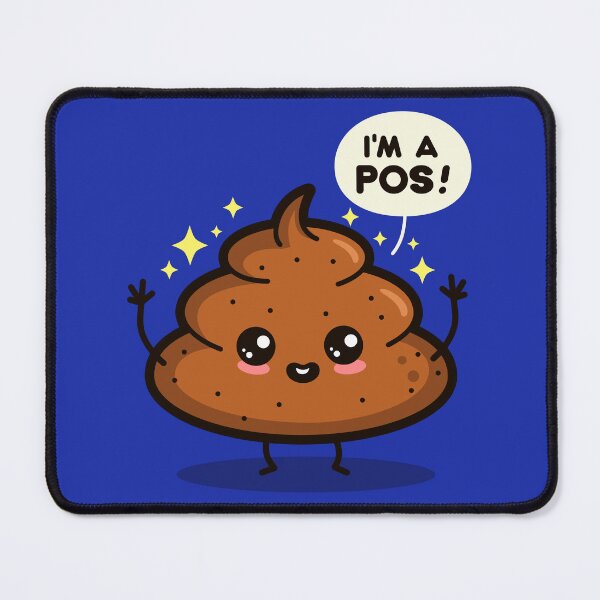 Item preview, Funny Boomer Gen Z Cute Kawaii Poop Shit Clever POS Cartoon designed and sold by BoggsNicolasArt.