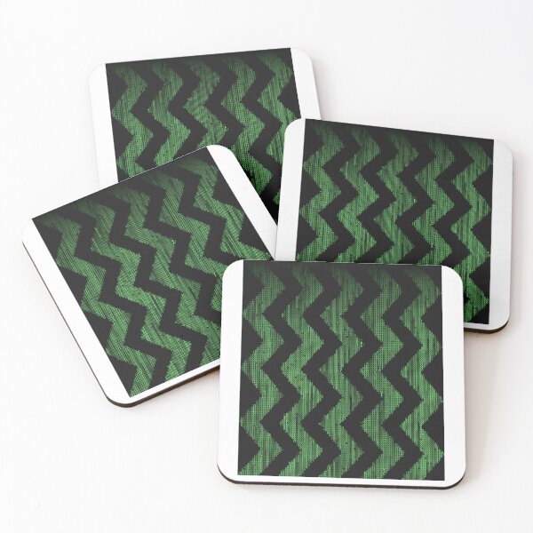 Item preview, Zig Zag Lines Matrix Green designed and sold by KleineStar.