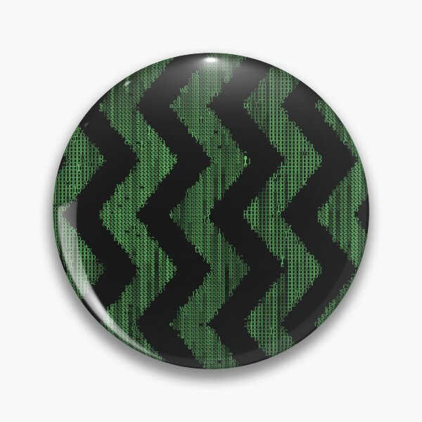Item preview, Zig Zag Líneas Matrix Verde designed and sold by KleineStar.