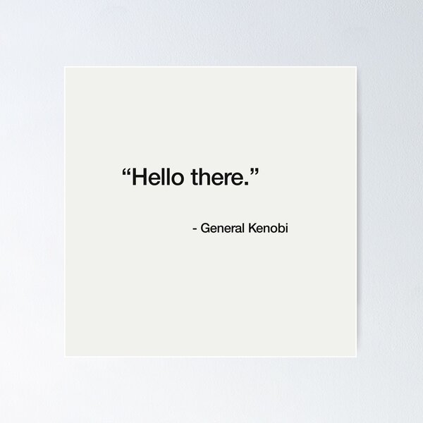Item preview, Hello there designed and sold by Arselion.