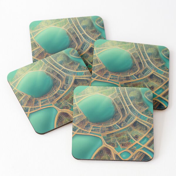 Item preview,  Maps in water 1 designed and sold by TheCollageWorld.