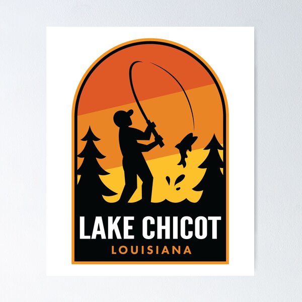 Item preview, Lake Chicot Louisiana Fishing designed and sold by HalpinDesign.