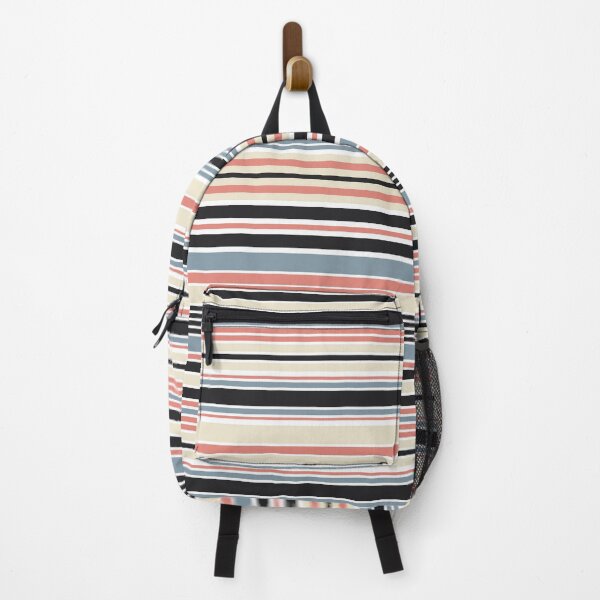 Item preview, Colorful horizontal navy stripes design designed and sold by BattaAnastasia.