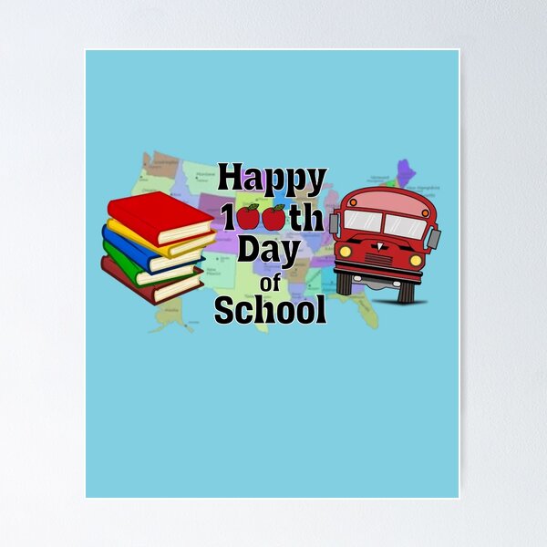 Item preview, Happy 100th Day of School designed and sold by SierraGirl777.