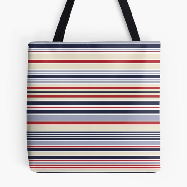 Item preview, Colorful horizontal navy stripes design designed and sold by BattaAnastasia.