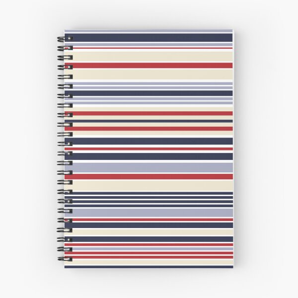 Item preview, Colorful horizontal navy stripes design designed and sold by BattaAnastasia.