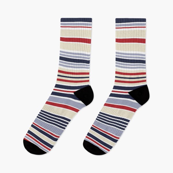Item preview, Colorful horizontal navy stripes design designed and sold by BattaAnastasia.
