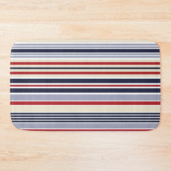 Item preview, Colorful horizontal navy stripes design designed and sold by BattaAnastasia.
