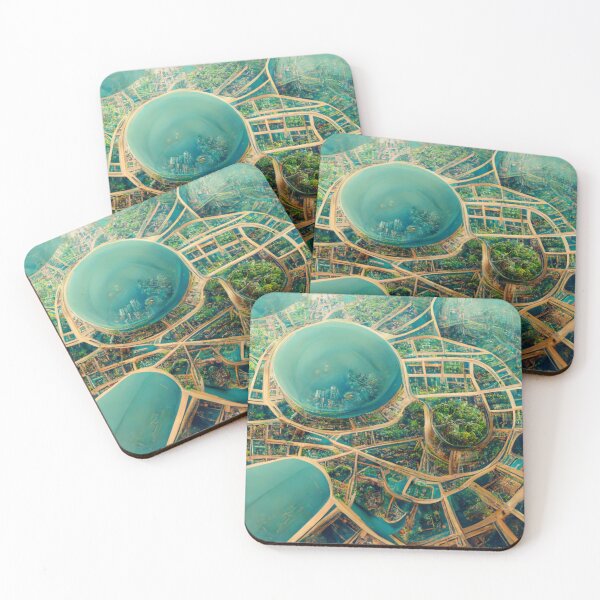Item preview, maps in water 2 designed and sold by TheCollageWorld.