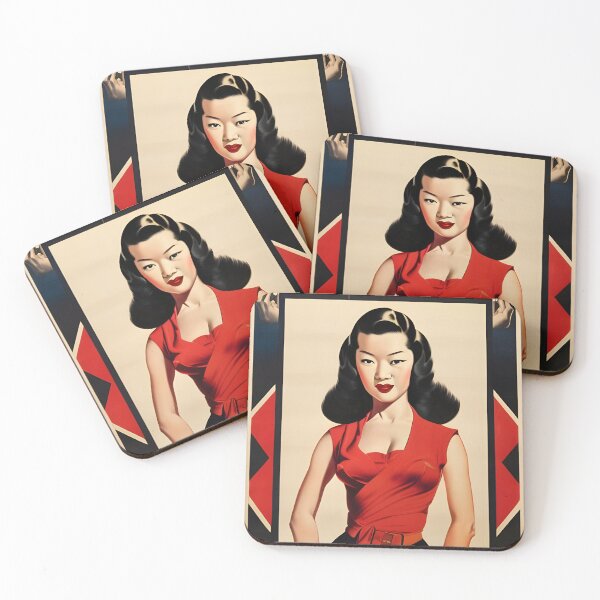 Item preview, Vintage Asian Advertising Sign - Retro Style designed and sold by Dalive.