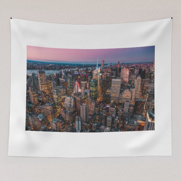 Item preview, New York, Manhattan Uptown Aerial View designed and sold by newburyboutique.