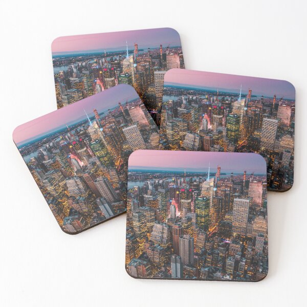 Item preview, New York, Manhattan Uptown Aerial View designed and sold by newburyboutique.