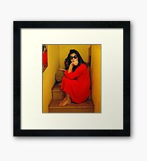 POP ELY...A PIEDI NUDI SULLE SCALE.. Framed Print