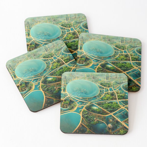 Item preview, Maps in water 6 designed and sold by TheCollageWorld.