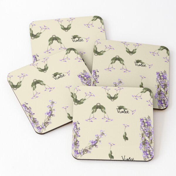 Item preview, V is for Violet - Birth Flower of February designed and sold by EveryDayDabble.