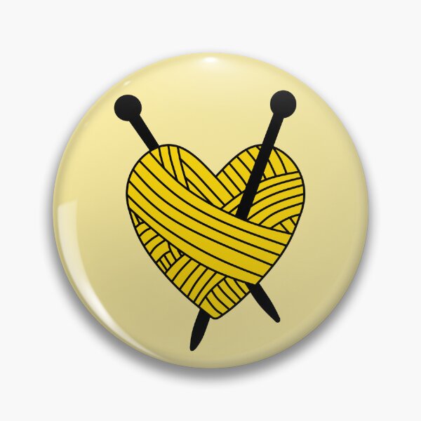 Item preview, Yarn Heart (Yellow) designed and sold by nklange240.