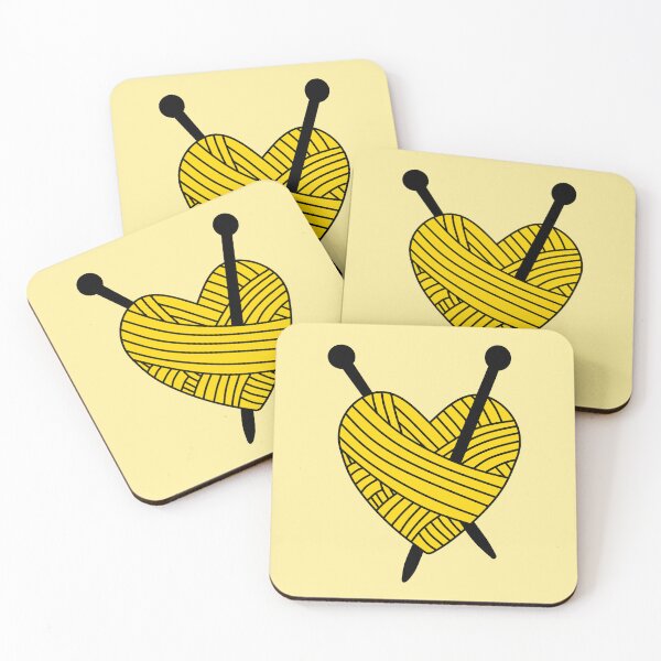 Item preview, Yarn Heart (Yellow) designed and sold by nklange240.