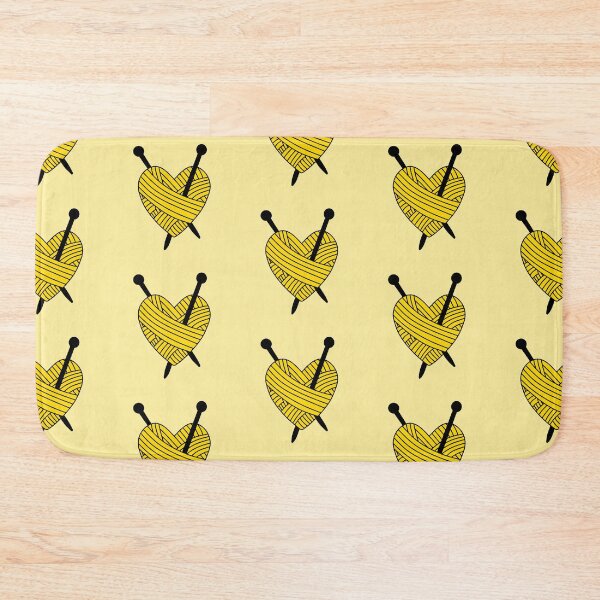 Item preview, Yarn Heart (Yellow) designed and sold by nklange240.